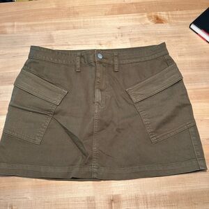 Just USA Khaki Mini Skirt